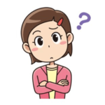 疑問を抱く女性